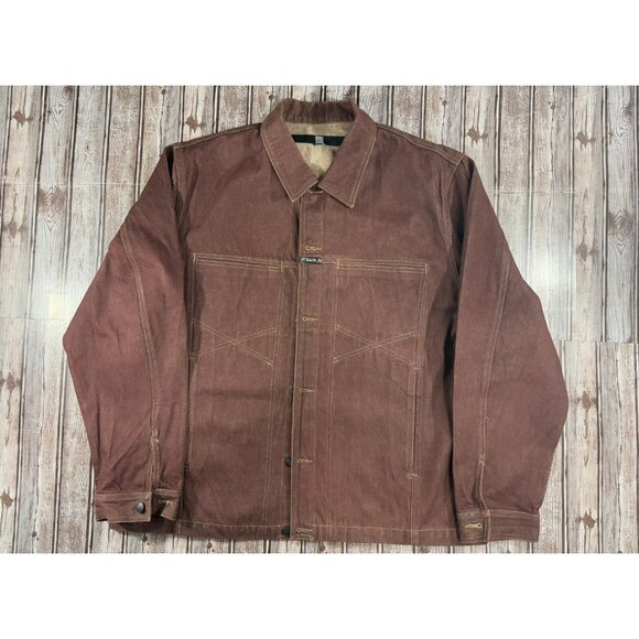 Marithe Francois Girbaud heavy Denim Set size 2XL color brown - Picture 2 of 10